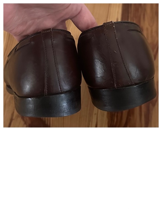 Rare Vtg Alden Penny Loafers Shoes Mens Sz 10 A/C Brown Cordovan Leather Tassel main image 9